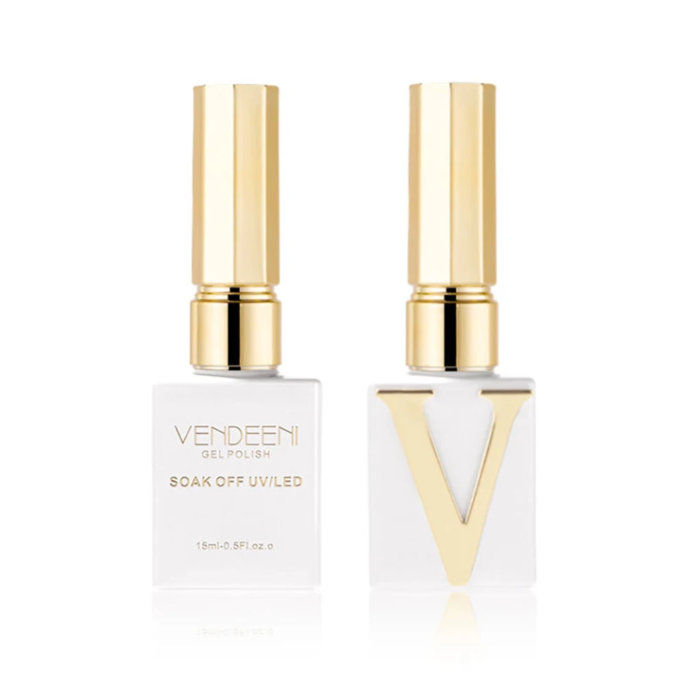 Vendeeni 9 Colors/Set Rainbow Glitter Broken Diamond Gel Nail Polish Semi Permanent UV LED Soak Off Gel Varnish With Display