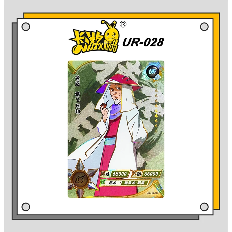 Anime Carte flash unique Uzumaki NarAANohara Rin Hatake Kakashi, Série UR1-30, Carte de collection, Jouets cadeaux de Noël