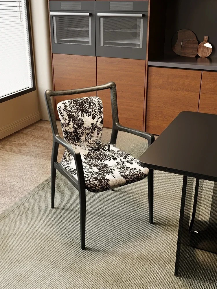 ss Medieval Mantis Chair Backrest Book Tea Chair Master Restaurant Box Solid Wood Dining Chair