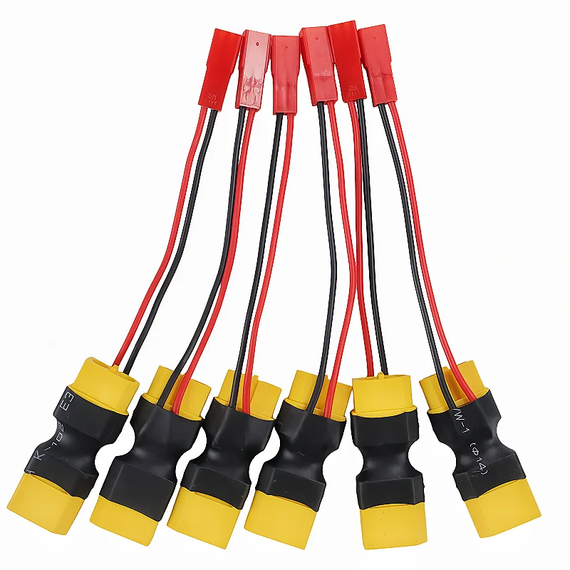 XT60 Male to Female JST Female /Male Connector In-line Power Adapter Lipo Connector for RC Battery Lipo Model Accessory