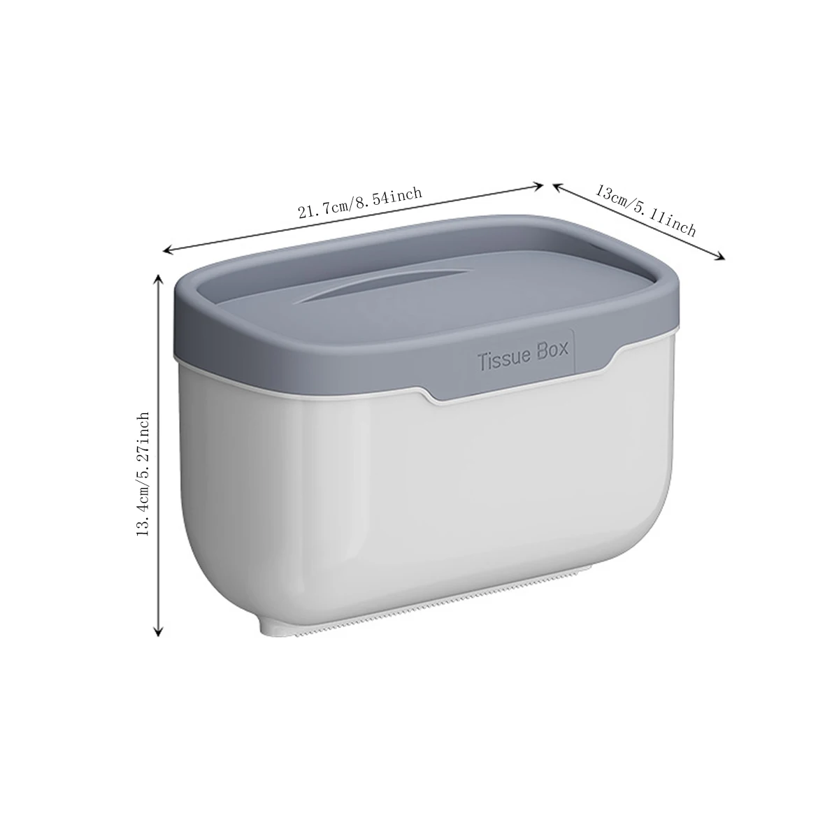 Waterproof Wall Mount Tissue Holder Box for Bathroom Toilet Paper Holder Storage Rack Punch-Free Storage Box Kitchen Supplies