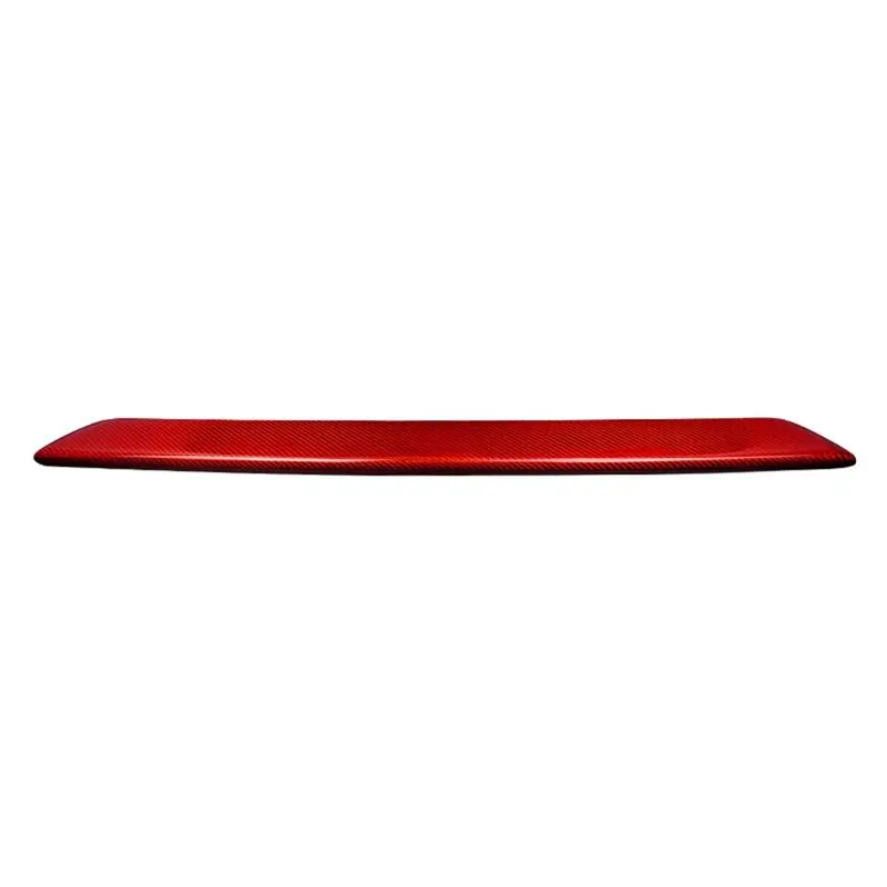 Efficientt-Real Carbon Fiber For Abarth 500 595 695 2017-2023 Car Front Bumper Lower Lip Decorative Strip