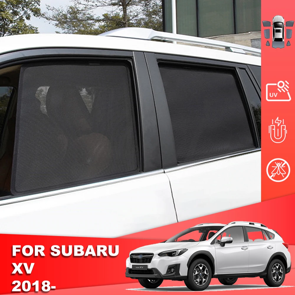 

For Subaru XV Crosstrek GT 2018-2023 Magnetic Car Sunshade Shield Front Windshield Curtain Rear Side Baby Window Sun Shade Visor