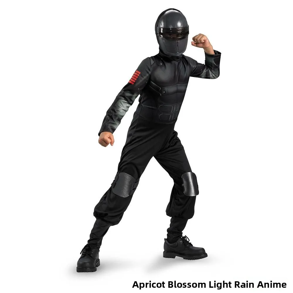 슈퍼히어로 특수부대 스네이크 아이 닌자 소년 어린이 할로윈 코스프레 의상 트렌디 플레이웨어 무대 공연 의상