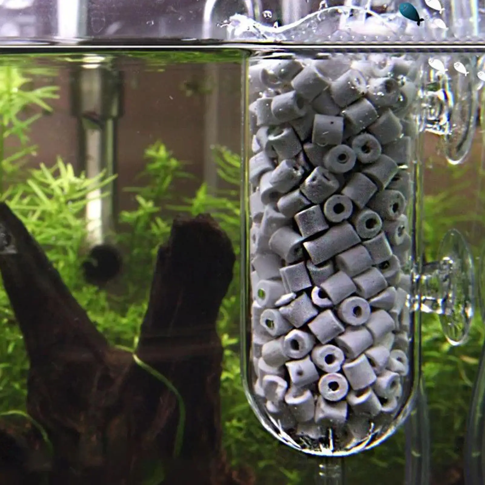 Fish Tank Air Pump Diffuser Splash-Proof Oxygenation Filter Hood Oxygen Bubbler Hood For Plant Shop Aquaculture Industry Outdoor - view 3