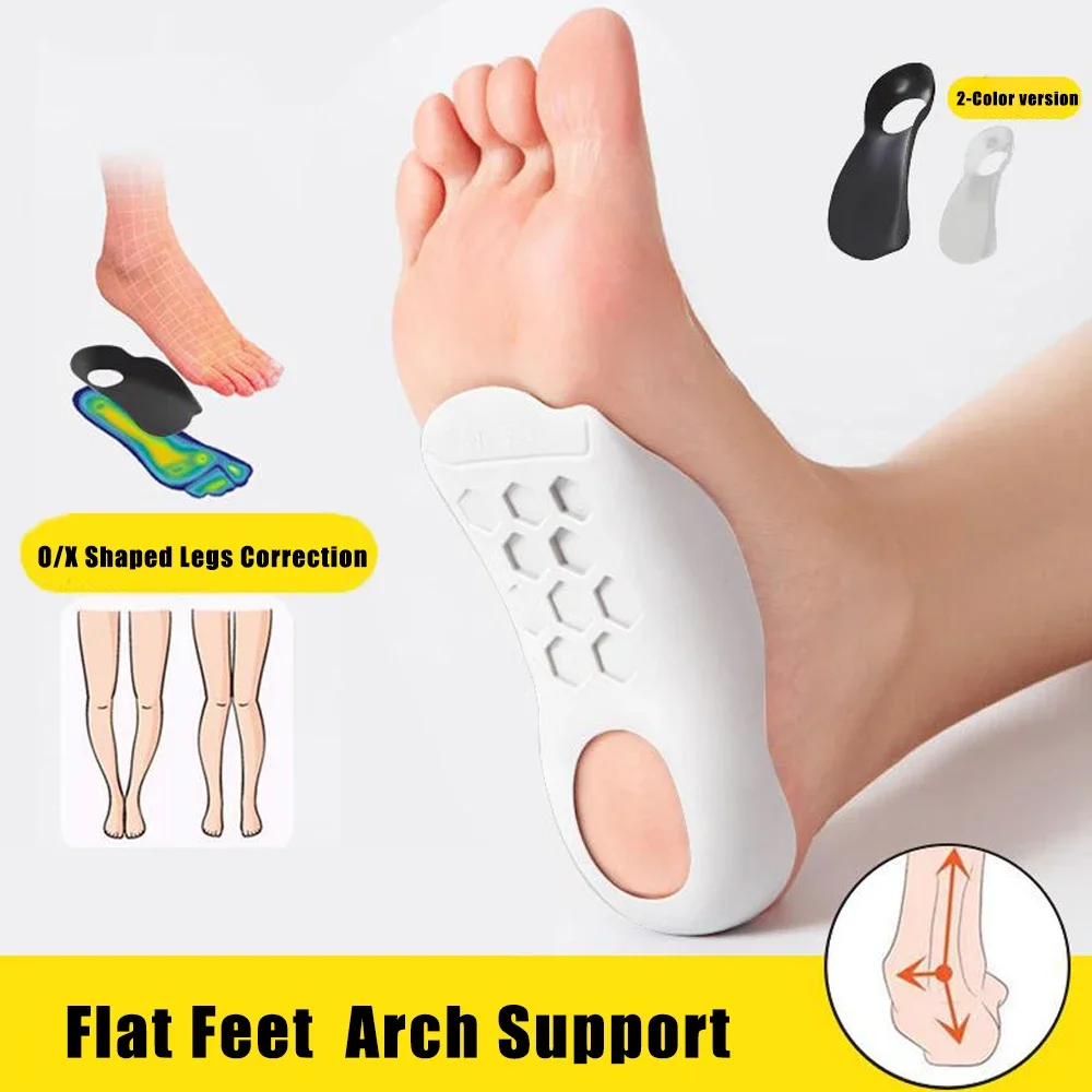 

Orthotic Insoles for Plantar Fasciitis Pain Relief Therapy Flat Feet Arch Support Insoles for Shoes Women Men XO-Legs Corrector