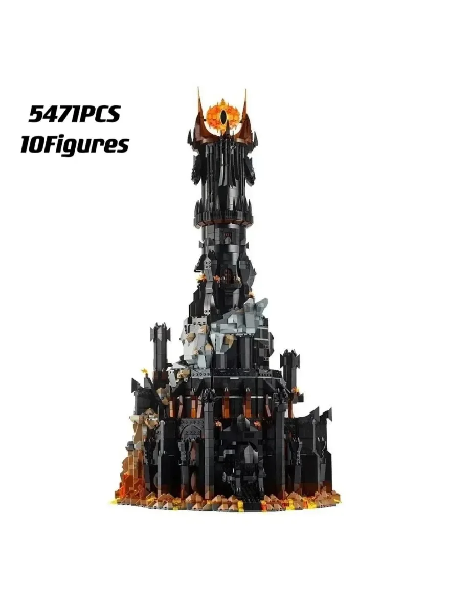 5471pcs 2024 New 10333 Black Tower Dark Model Building Blocks Kit Bricks Creative Moc Toy For Boys Adult Birthday Gifts