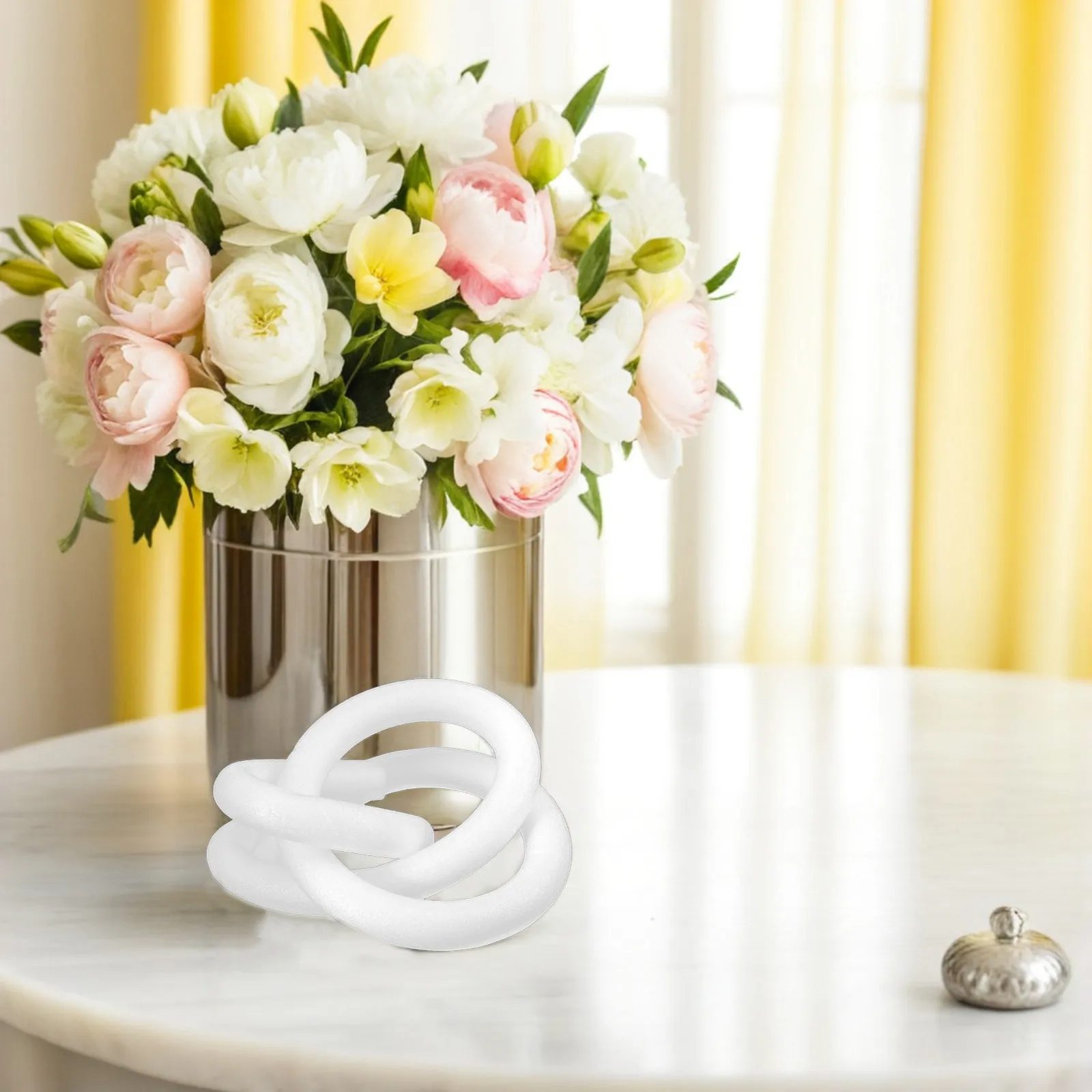 78.60x1.57 Inch Flexible Foam Caulking Filler Strip Solid Structure Epe Backer Rod for Concrete Joints Decorative Wedding Floral