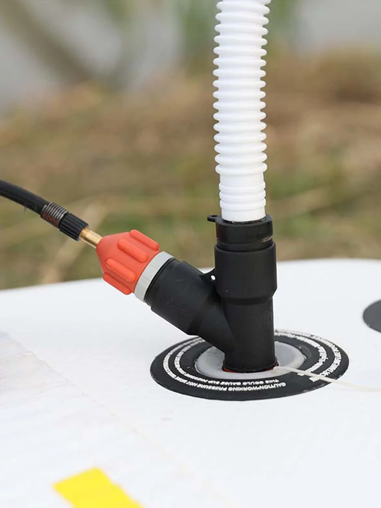 خرطوم محول مضخة محول صمام الهواء القابل للنفخ لقوارب التجديف وقوارب الكاياك #6