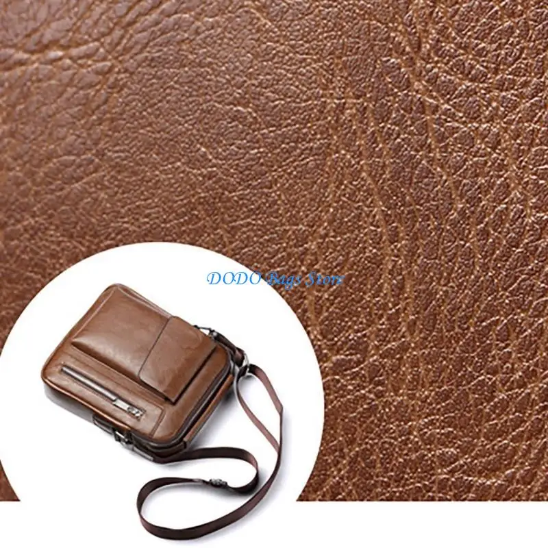 

Классическая маленькая мужская сумка-мессенджер из искусственной кожи с регулируемым ремешком и несколькими отделениями, сумка