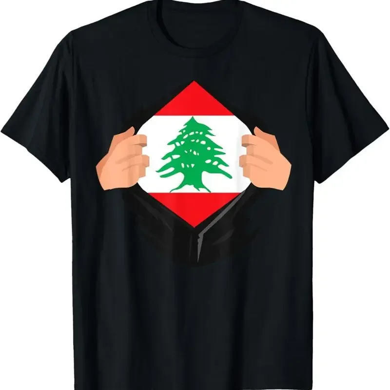 Lebanon In My Dna Proud Flag Lebanese T Shirt