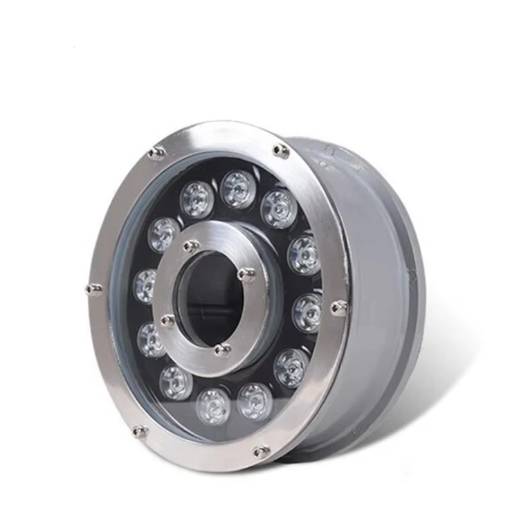 

Ip68 Waterproof Cast Aluminum 12v Rgb Swimming Pool Underwater Pump Dancing Fountain Light