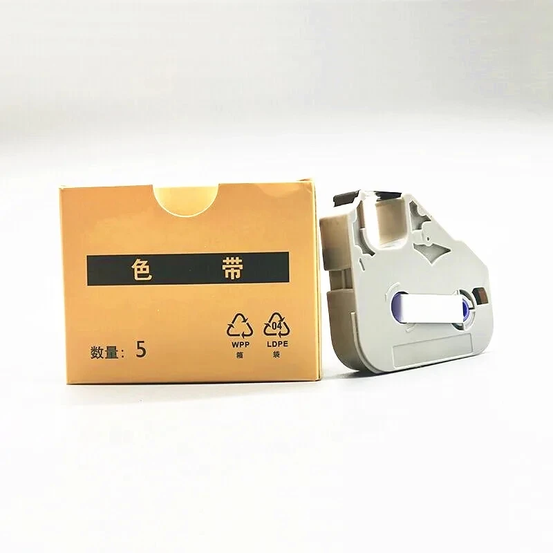 5PCS 10PCS Ink Ribbon TM-RC03BK 3476A089 Compatible Wire Marking Machine Marker Cable ID Printer m-1pro m-1std,m-11,mark one pro