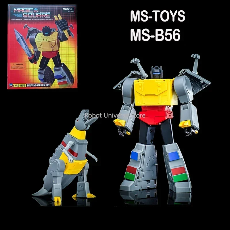 【NEW】Transformers Magic Square MS-TOYS MS-B56 MSB56 Tyrannosaurus Rex Grimlock G1 Mini Action Figure Robot Toys