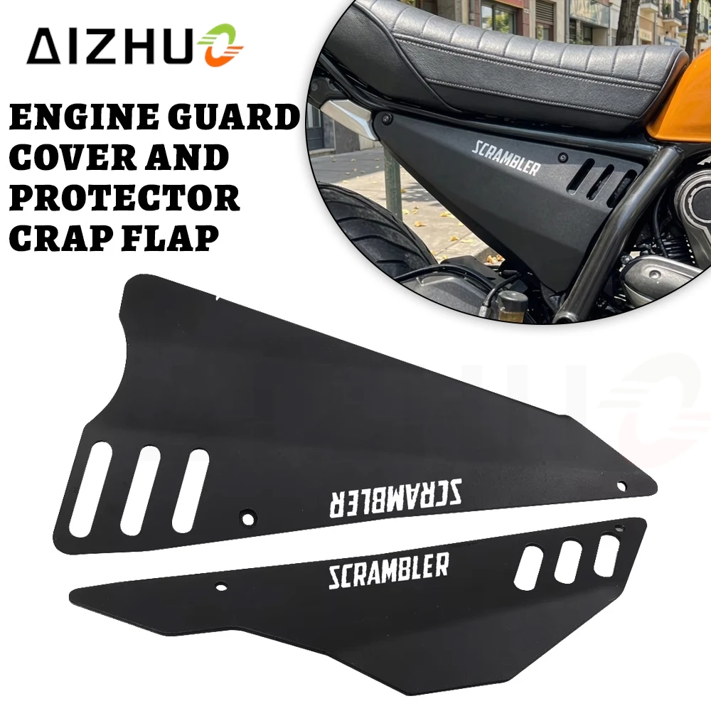 Motorcycle Accessories For Ducati Scrambler 800 Icon 400 Sixty Desert Sled Full Throttle Side Frame Mid Cover Panel Fairing Cowl