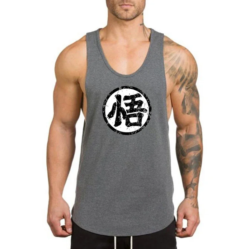 New Mens Clothing Muscle Fitness Casual Singlets Gym Workout Korean Sleeveless Tank Top Fashion Running Undershirt