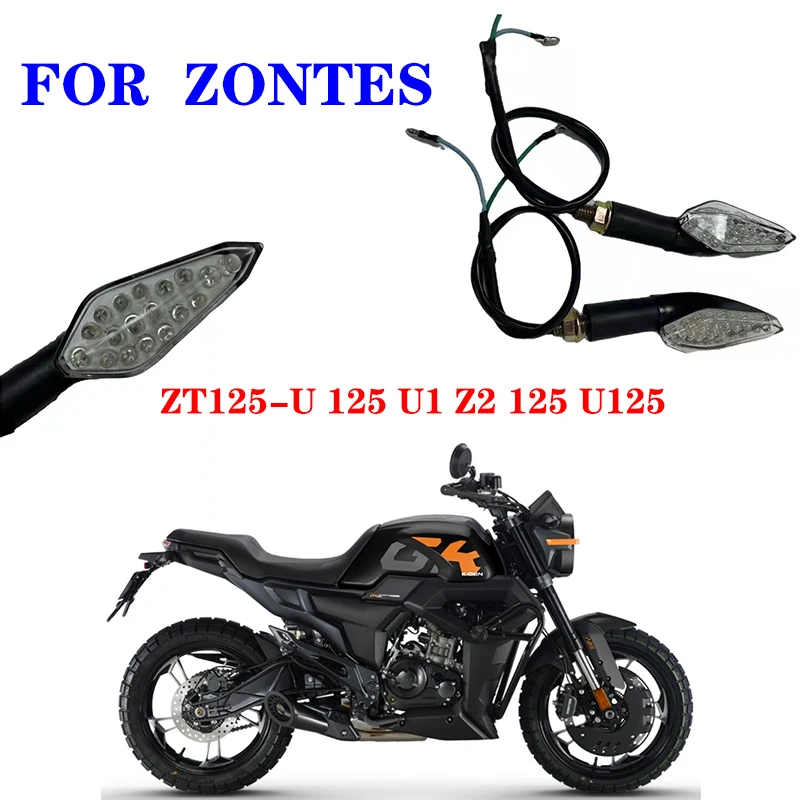 

FOR ZONTES ZT125-U 125 U1 Z2 125 U125 motorcycle accessories Front and rear turn signals Turn signals Turn signals