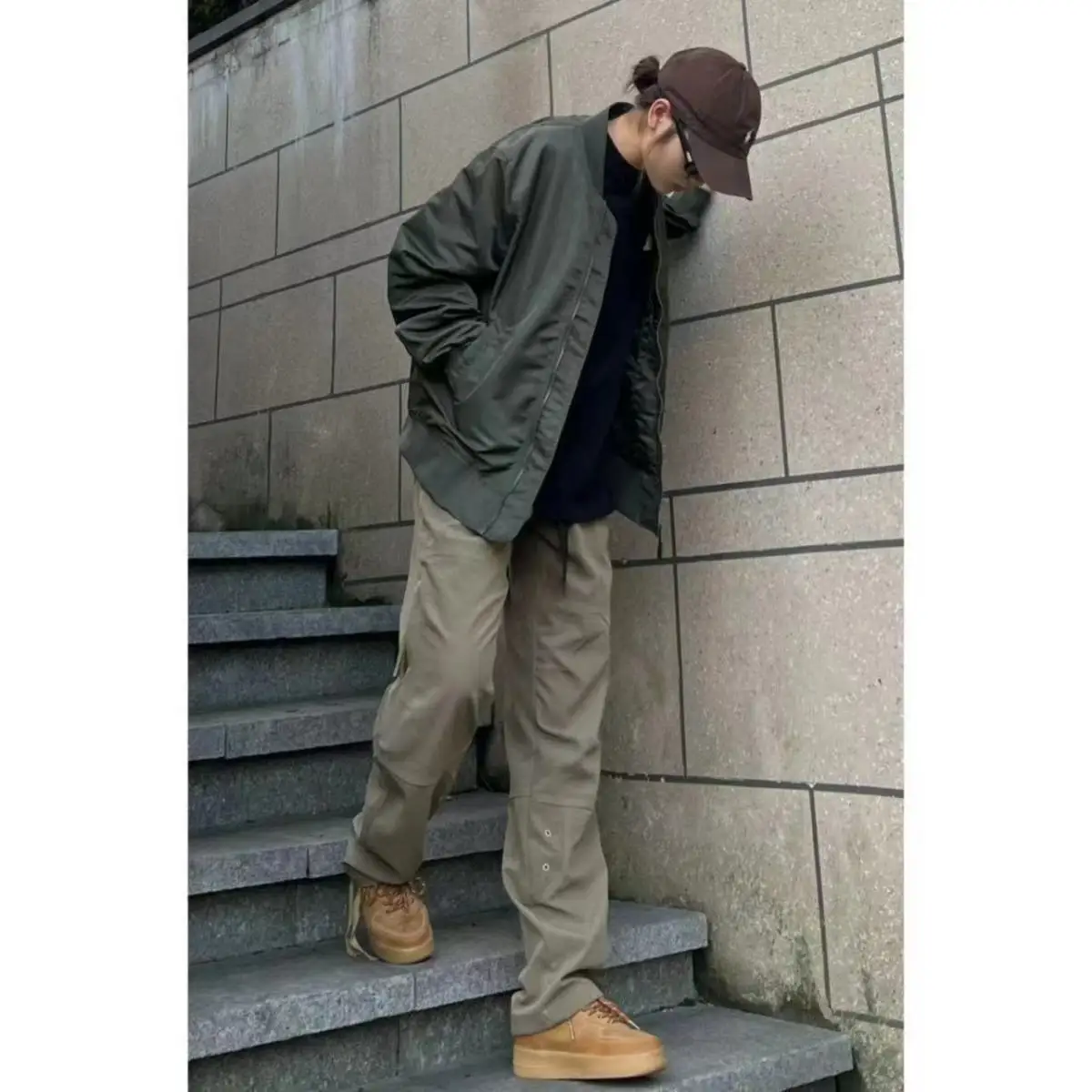 

Bomber Jackets Girls Womens Winter Faux Fur Snap-Button Preppy Girlish Embroidery Comfortable Softshell Feminine Cozy Lining Ins