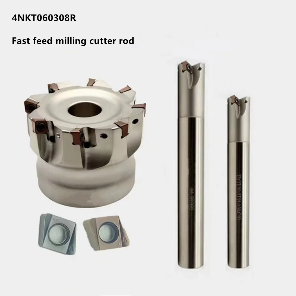 TE90 4NKT Rapid Feed Milling Holder 4NKT TE90 Milling Head 4NKT Milling Cutter CNC Milling Holder 4NKT060308 Carbide Insert