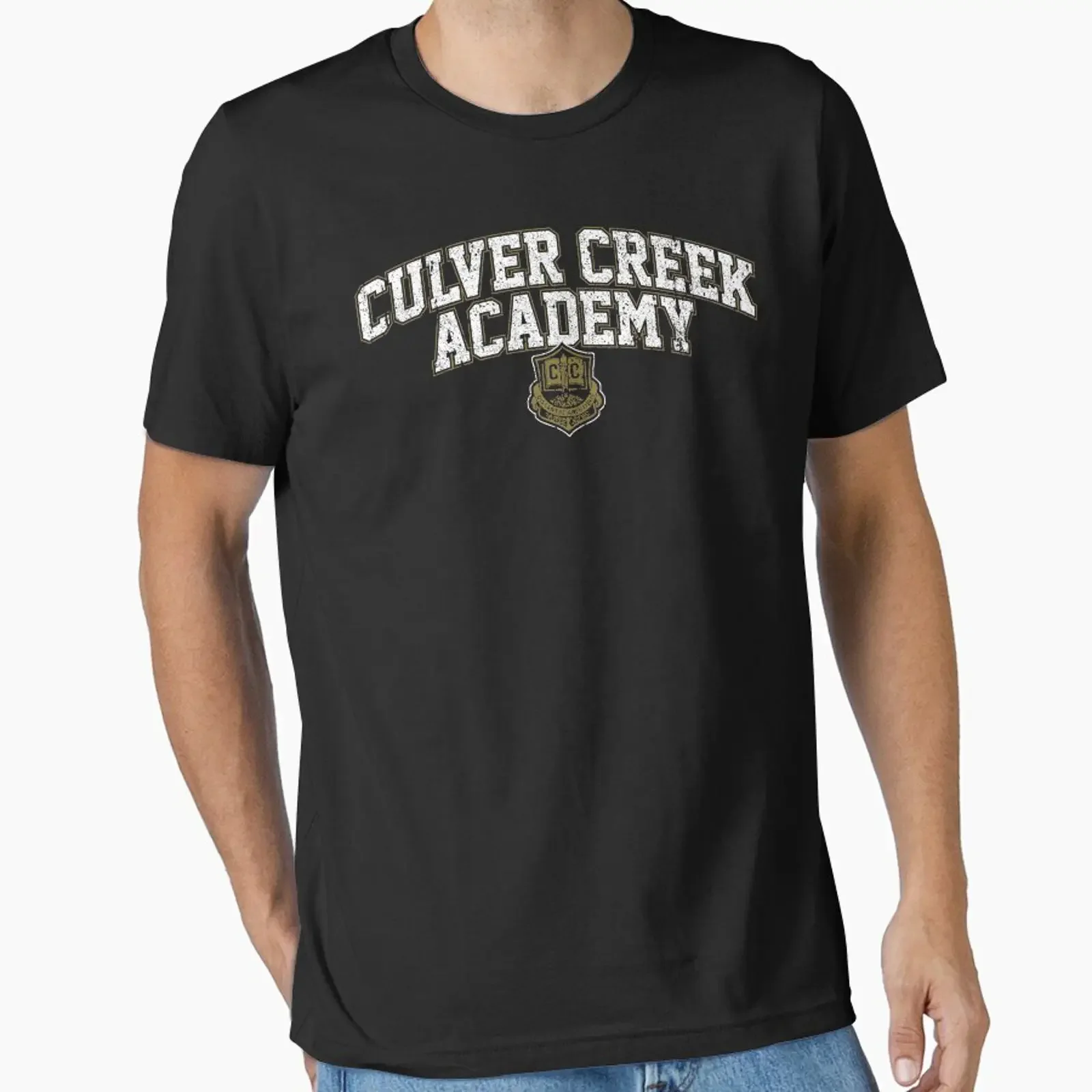 Culver Creek Academy designed and sold by huckblade vintage Washed Versatile Breathable graphic Unisex homme fashion