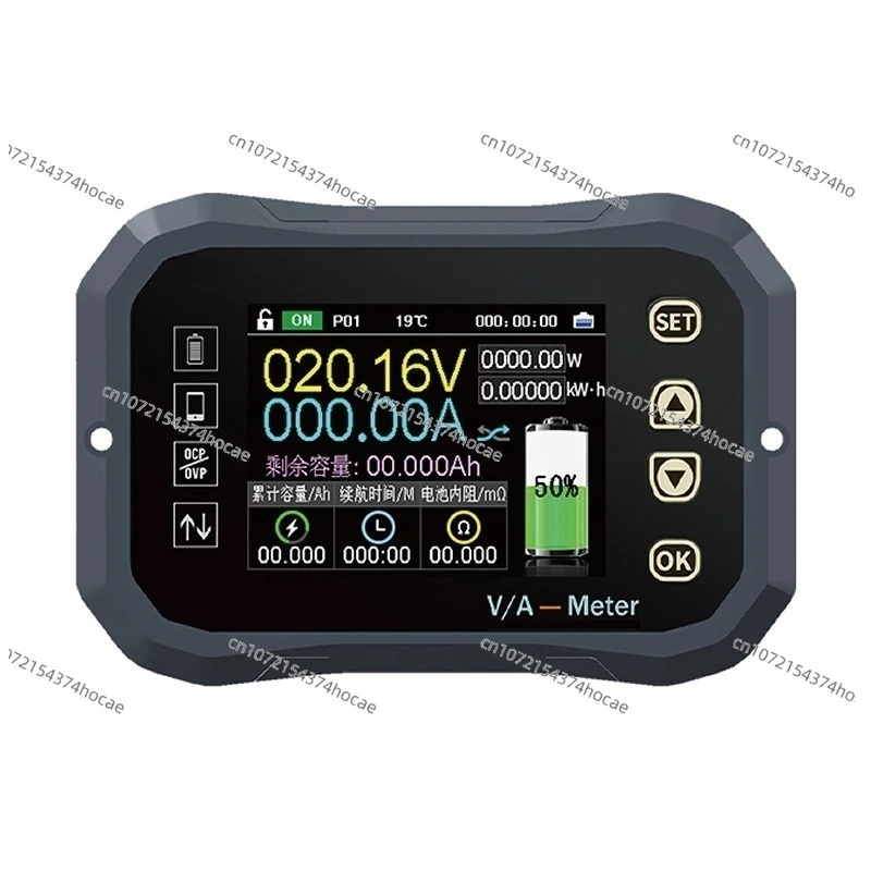 

WiFi Coulomb Meter for Battery Voltage/capacity, High-precision Bidirectional Current Detection, RVs & EVs