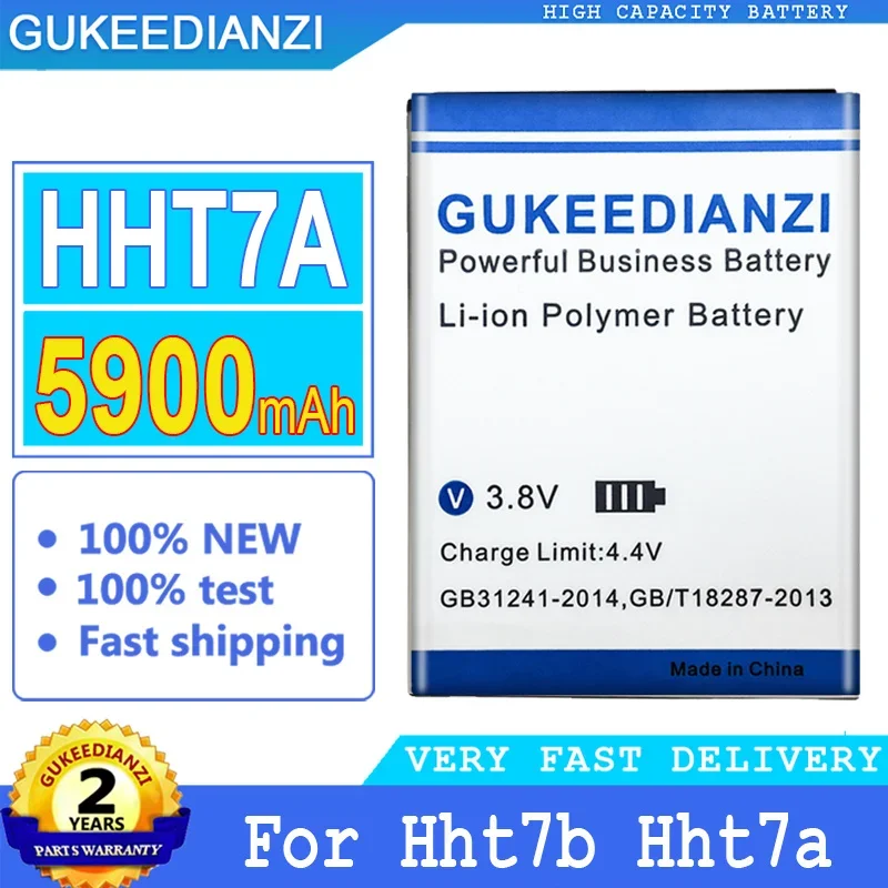 

5900mAh GUKEEDIANZI Battery HHT7A For Hht7b Hht7a Big Power Bateria