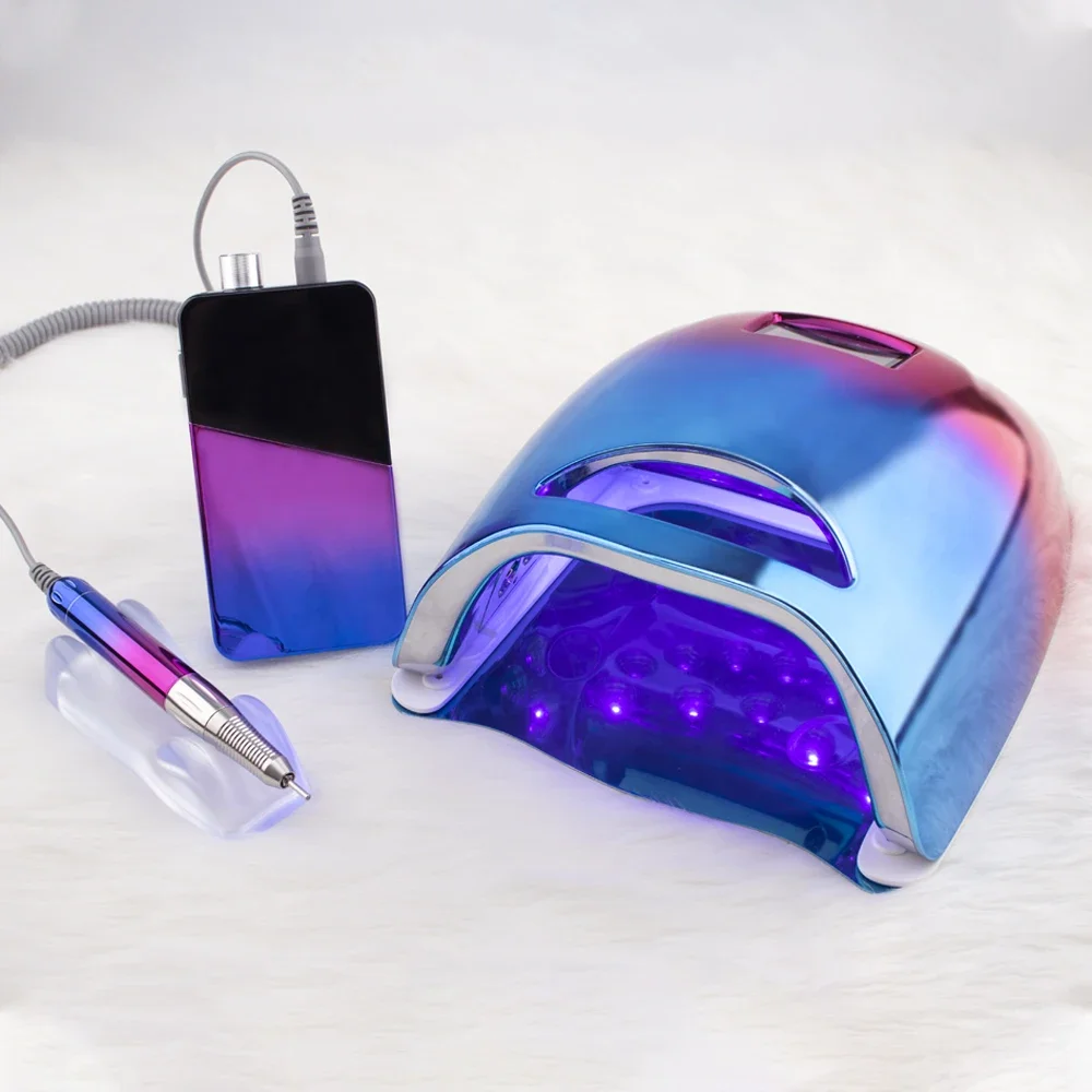 2020 Top quality product wholesale Pro Cure Cordless wireless uv led gel dryer 24pcs light nail lamp for nails care private logo