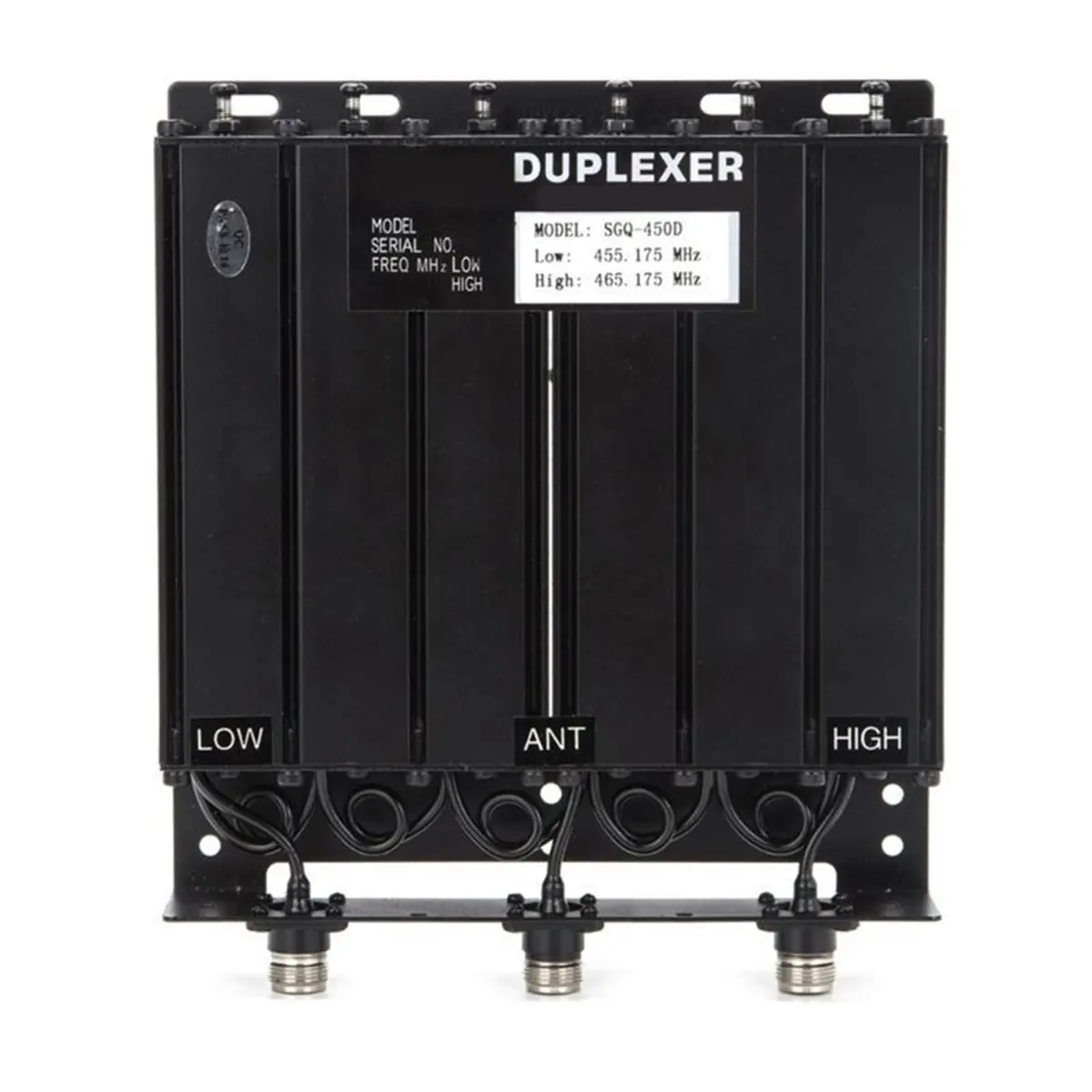 AU47-HF400-470MHz 50W Duplexer for Radio Repeaters with Preset Low Frequency 455MHz & High Frequency 465MHz