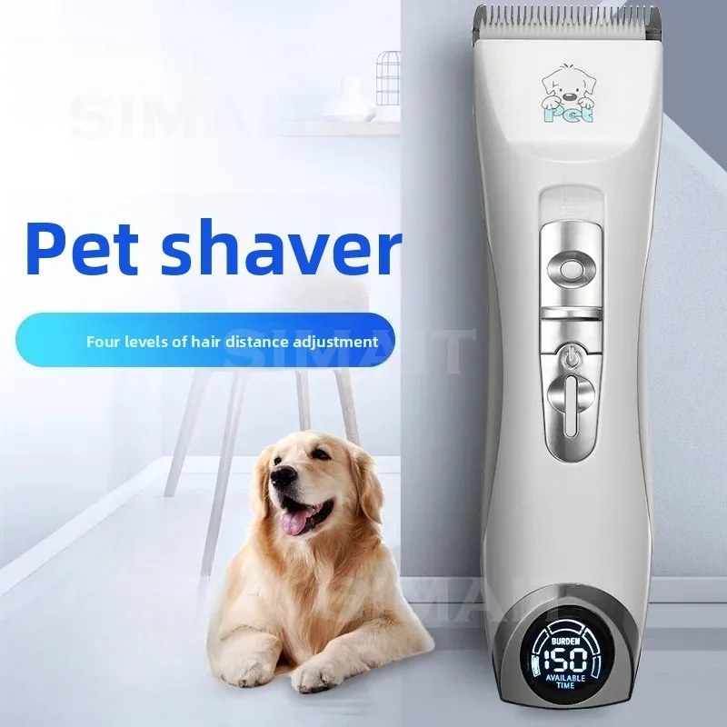 

CP-9600 Pet Electric Clipper | Rechargeable Dog Cat Hair Trimmer Kit with LCD Display