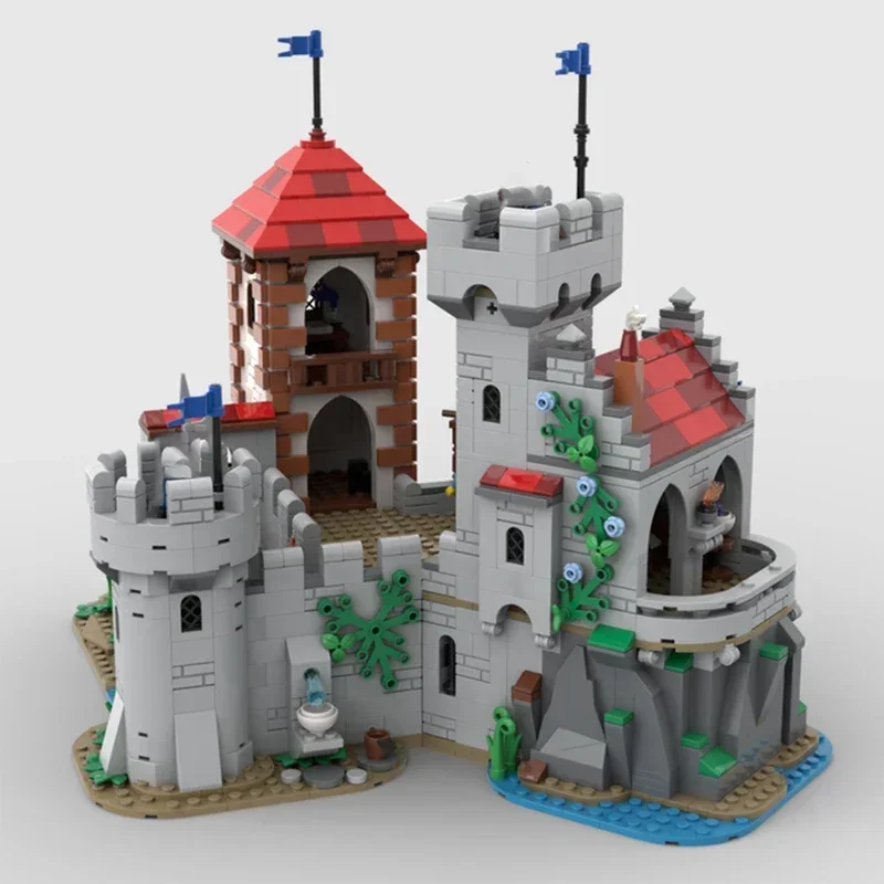 Moc Building Bricks Military Castle Model Strange Seaside Castle Technology Modular Blocks Gift Christmas Toys DIY Sets Assembly