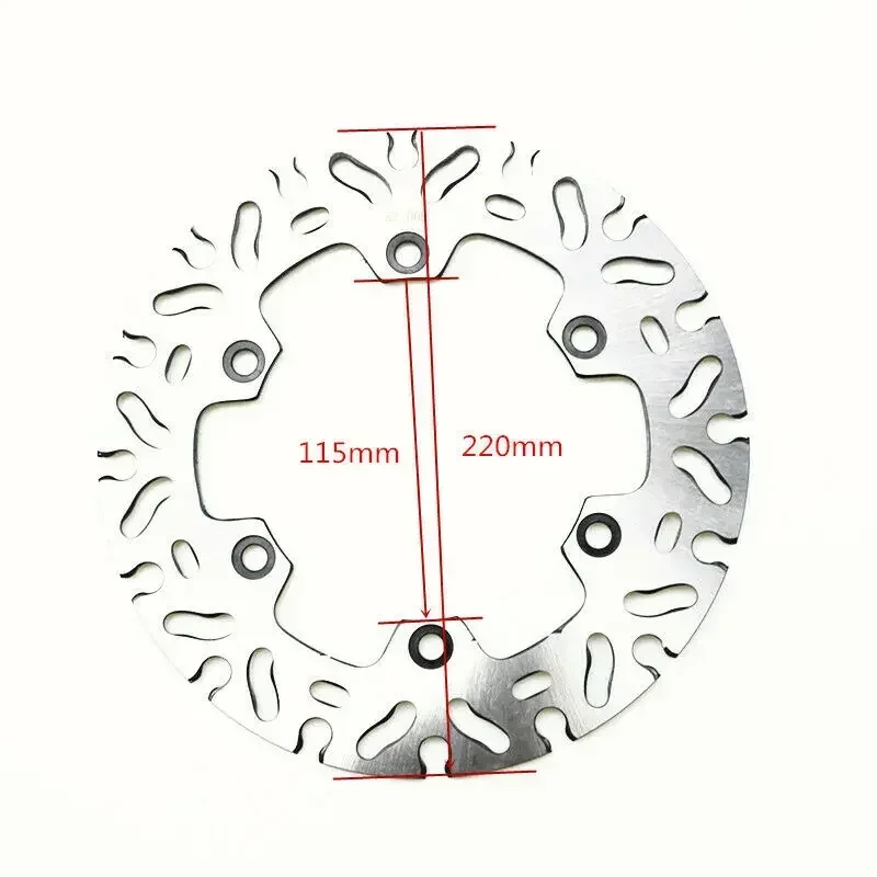 Motorcycle Silver Rear Brake Disc  Rotor For Yamaha TTR250 DT200 DT230 WR200 TTR DT WR