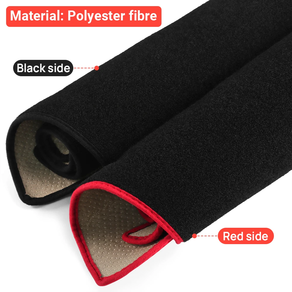 لتويوتا RAV4 XA30 2006 2007 2008 2009 2010 2011 2012 RAV 4 لوحة سيارة تجنب غطاء خفيف المضادة للأشعة فوق البنفسجية حصيرة وسادة عدم الانزلاق السجاد #4