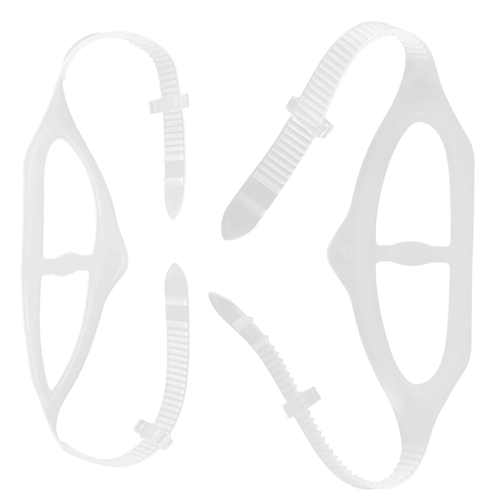 

1Pair Adjustable Snorkel Mask Strap Durable Silicone Bungee Strap Diving Swimming Goggles Accessories Goggles Accessories