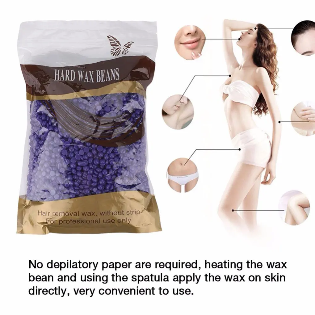 300g bag Hair Removal Beans Depilatory Hard Wax Lavender Chocolate Rose Smell Beans Pellet Waxing Bikini