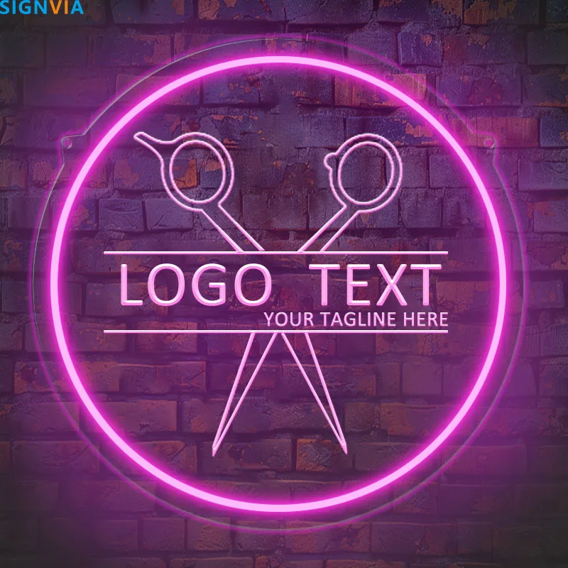 Custom USB-Powered Neon Sign for Barber Salon, Wall Decor Ambiance Lighting, Perfect for Shop Displays & Friend Gifts