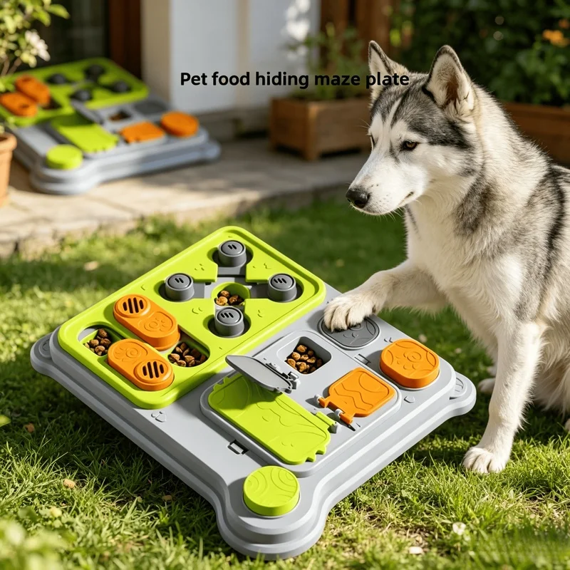 Pet Feeder & Intelligence Puzzle Toy for Dogs, Automatic Snack Dispensing for IQ Training. New Arrival, Fits Small & Medium Dogs