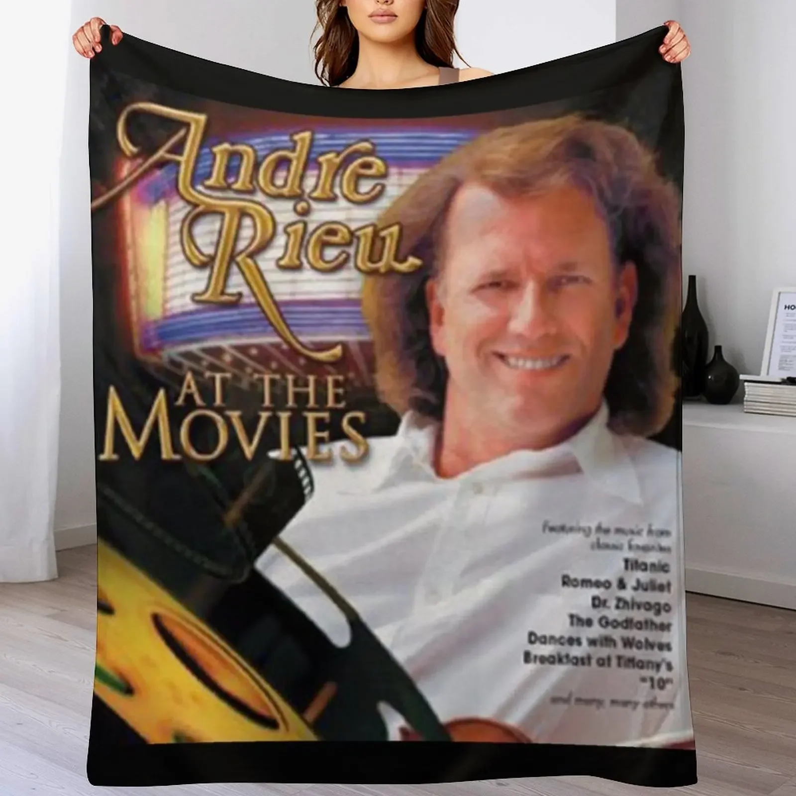 

Andre Rieu Andre RieuAt The Movies Throw Blanket Vintage Hair Beach Extra Large Throw Blankets