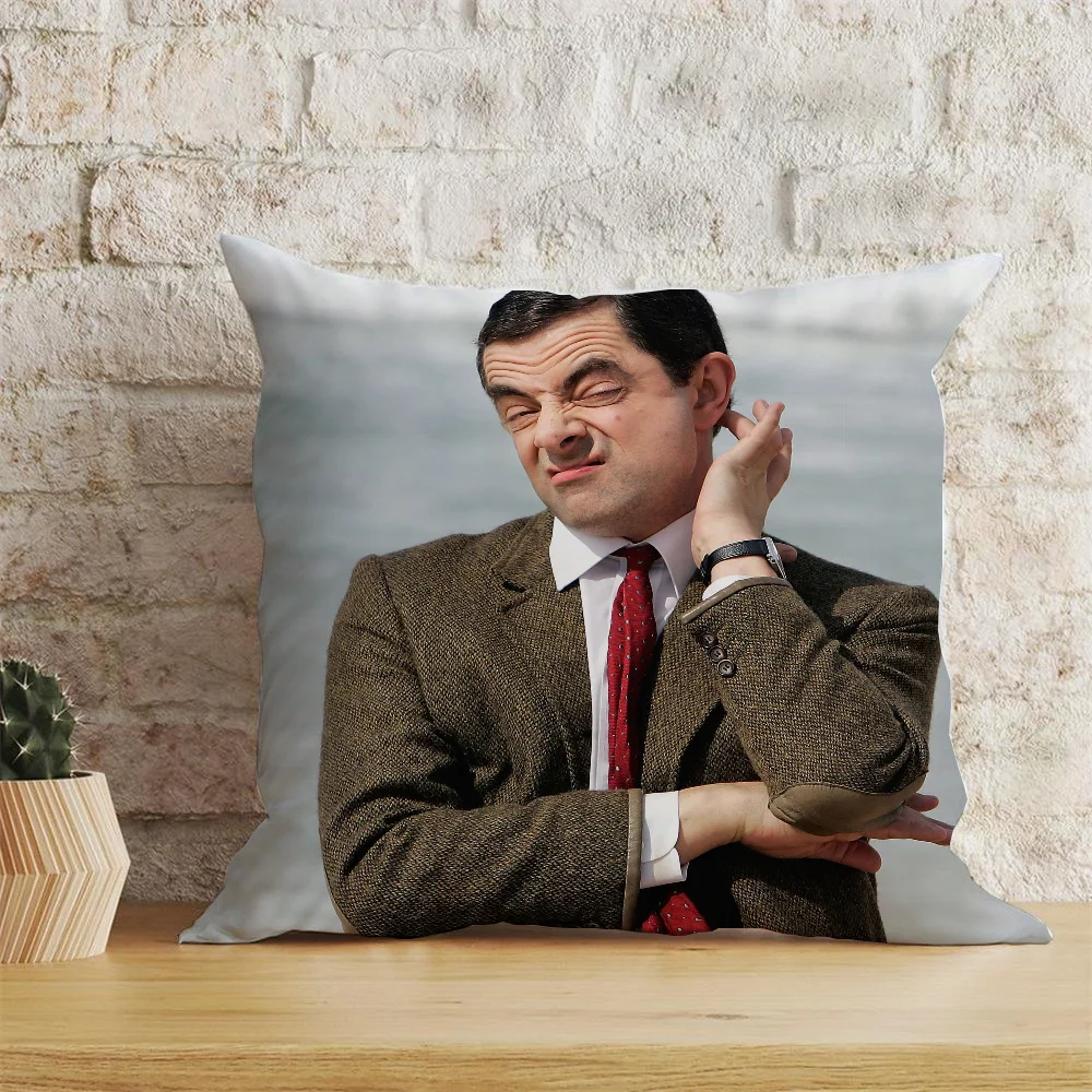 Mr Bean Cushion Covers 45x45 Cushions Cover Therian Bratz Stardew Valley Sleeping Pillows Summer Fridays Lip Balm Pusheen Chucky