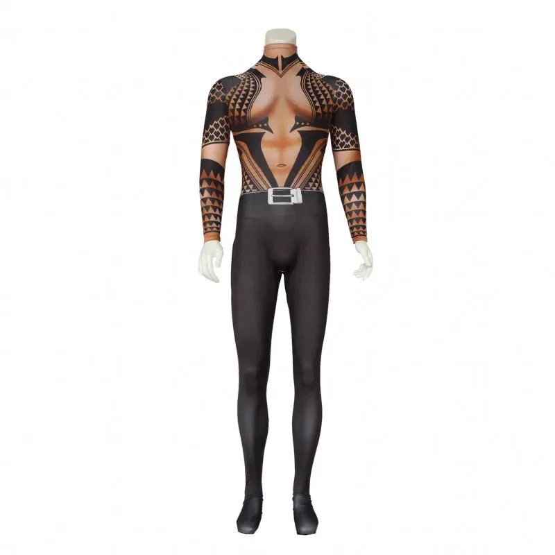 Aquaman e o reino perdido macacão cosplay traje 3d bodysuits halloween masquerade carnaval festa roupas para adulto ki lf [5