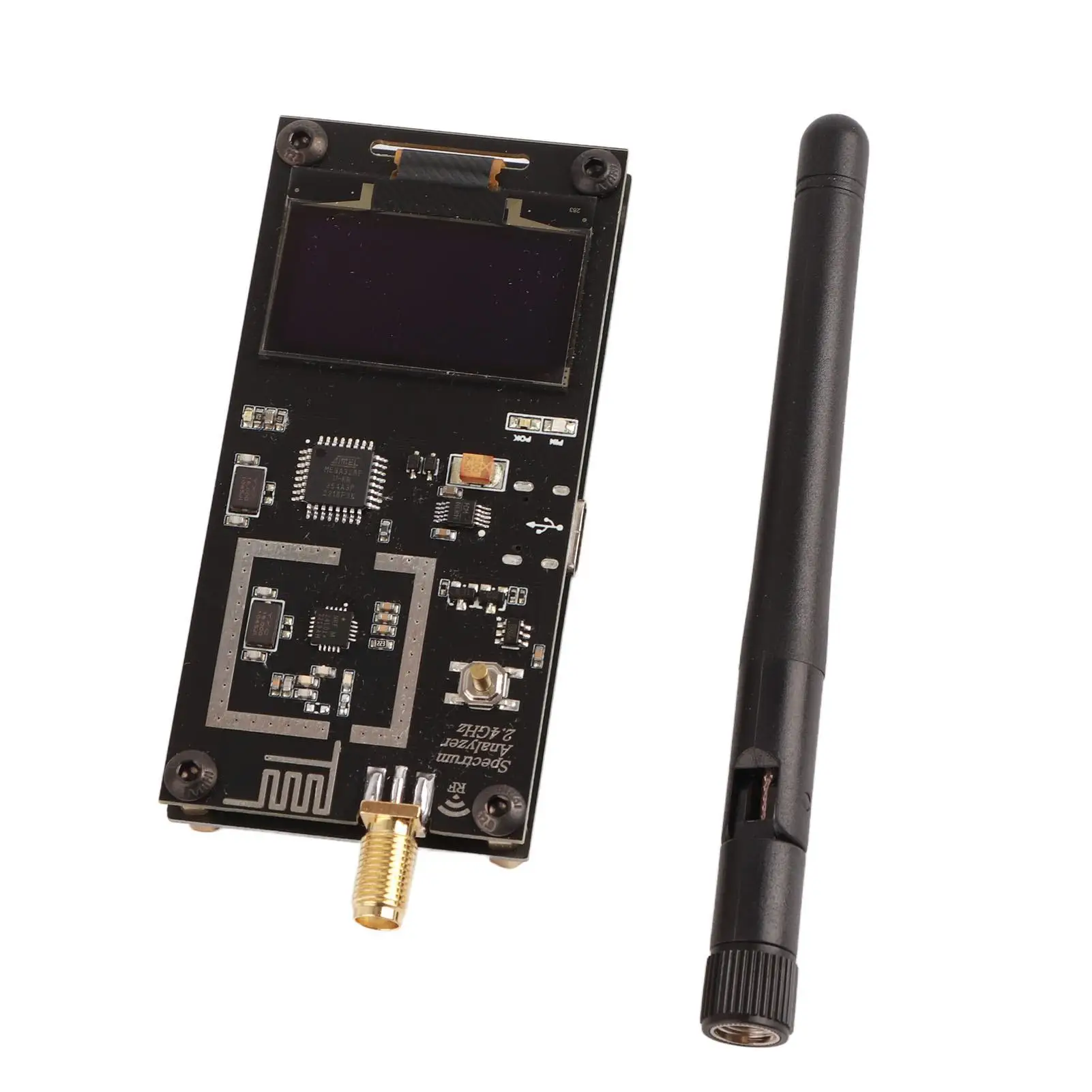 2.4G Mini Spectrum Analyzer with Antenna & Battery - Frequency Analysis Tool for Type B Accessories