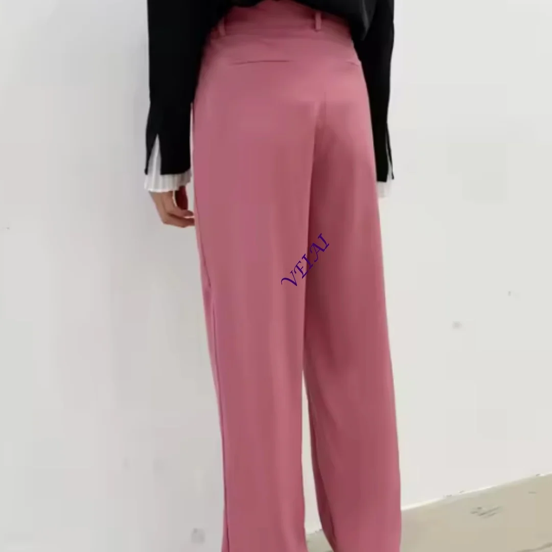 CustomizedSpring Autumn New Man Y2K Korean Style Wide-leg High Waisted Niche Chic Casual Draped Trendy Straight Suit Pants Ins