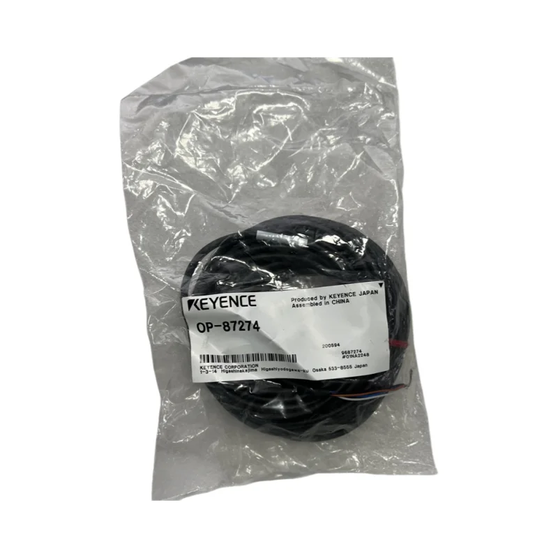 KEYENCE OP-87274 OP-87601 OP-87749 OP-88378 OP-87699 Flow Sensor Connector Cable 10m Used for Traffic Detection in Stock