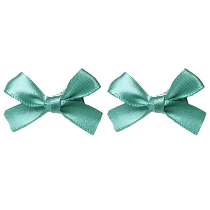 A52E Ruy Băng Chắc Chắn Tóc Nơ Cho Bé Gái Kẹp Tóc Kẹp Tóc Handmade Barrettes Mũ Đợi Đầu Đa Năng