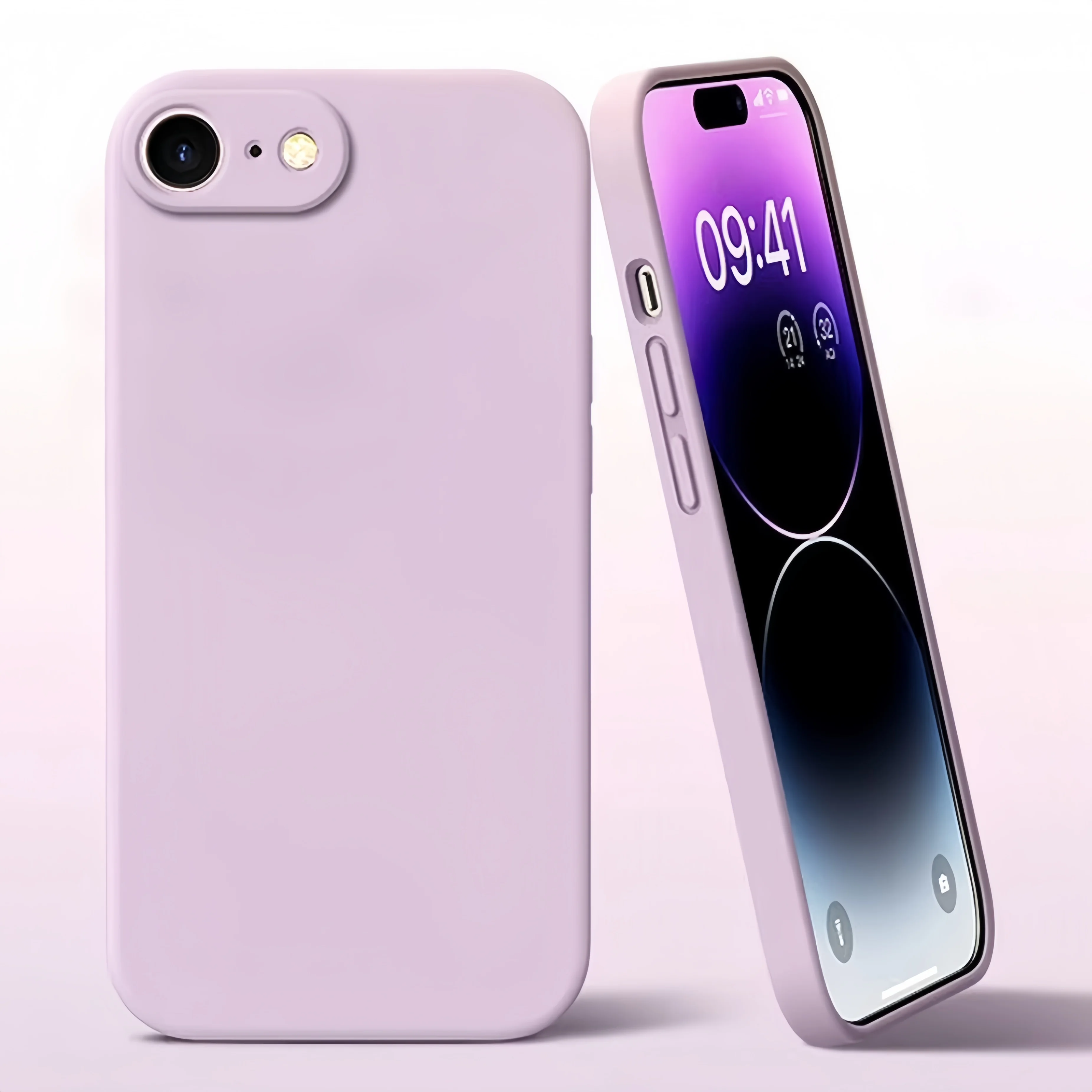 Mode Einfarbig Stoßfest Schützende Flüssigkeit Silikon Telefon Fall Für SE2022/SE2020/8/7/7 +/8 +/XR/X/XS/XS Max – Detail 10