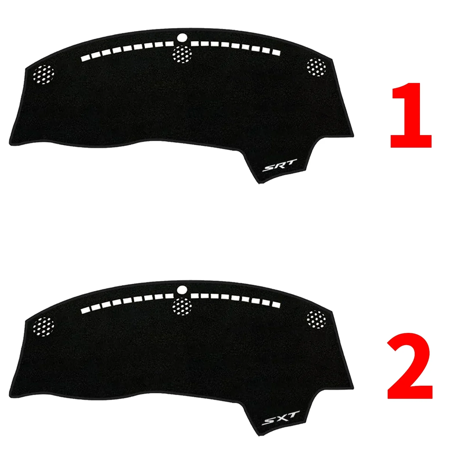 Dashmat Car Dashboard Mat for Dodge Challenger 2015-2023 Sunshade Protective Carpet Dash Mat