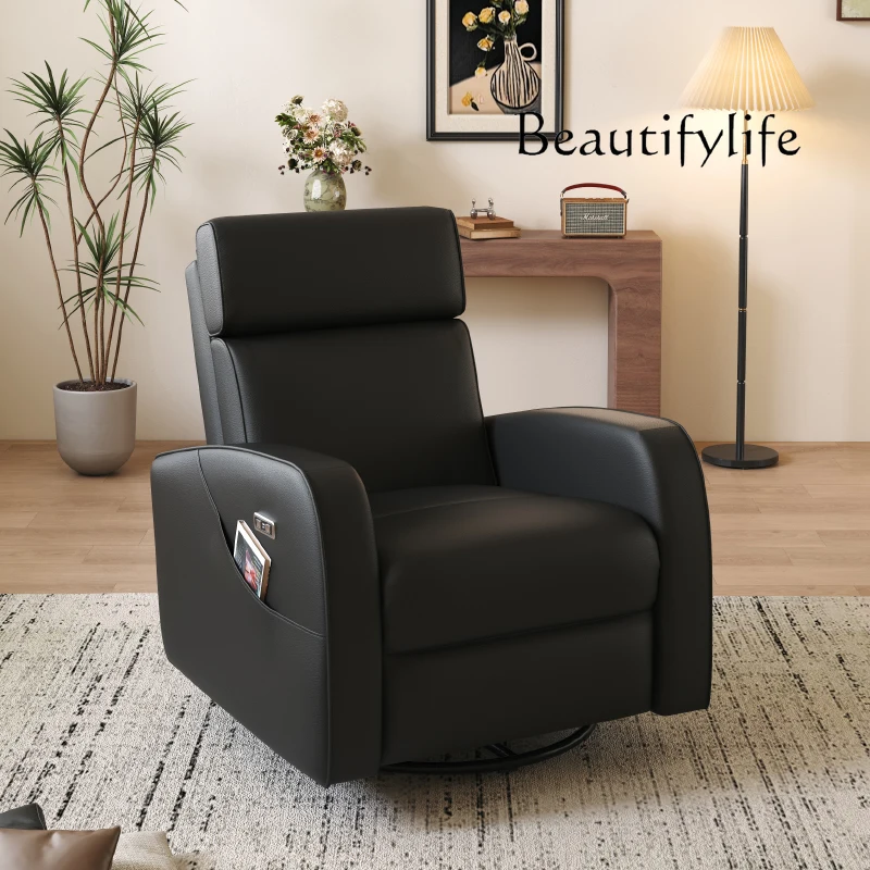 Multifunctional electric single sofa massage cat scratching skin lunch break lazy sofa seat heating simple and modern