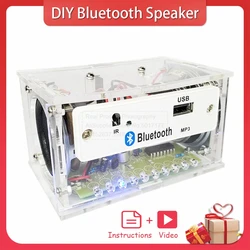 Electronics DIY Soldering Project Practice Solder Assembly DIY Electronic Kit Component  DIY Bluetooth Speaker Kit 2*3W Speakers