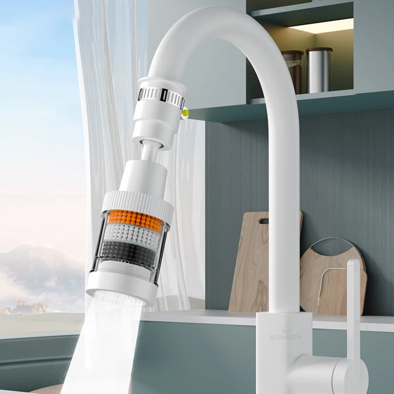 Mini Water Faucet Filter Cartridge Carbon Filter 360 Degrees Rotation Water Clean Purifier Filter Household Kitchen Tap Fiter