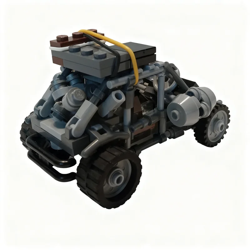 161pcs MOC Road Warrior Mad Max Dune Buggy Model Building Blocks Home Decor Desk Display Shelf Accent Collector Gift For Adults