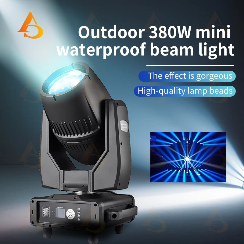 380 واط شعاع مقاوم للماء تتحرك رئيس ضوء IP65 ضوء المرحلة ل DJ ديسكو ملهى ليلي في الهواء الطلق حفل زفاف DMX التحكم الإضاءة #6
